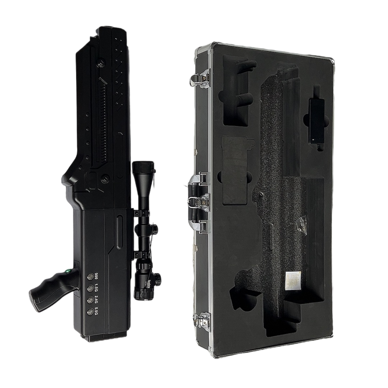  枣强手持便携式枪型低空防御反制四通道A型