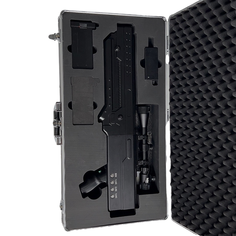  枣强手持便携式枪型低空防御反制四通道B型